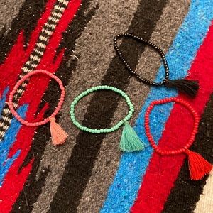 Set of 4 matching bracelets